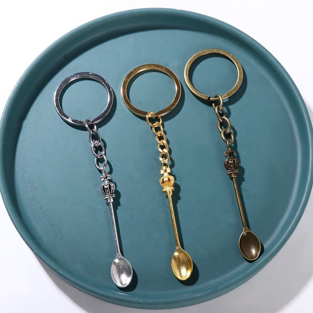 Vintage Collectible Spoons - New Fashion Men 30mm Keychain DIY