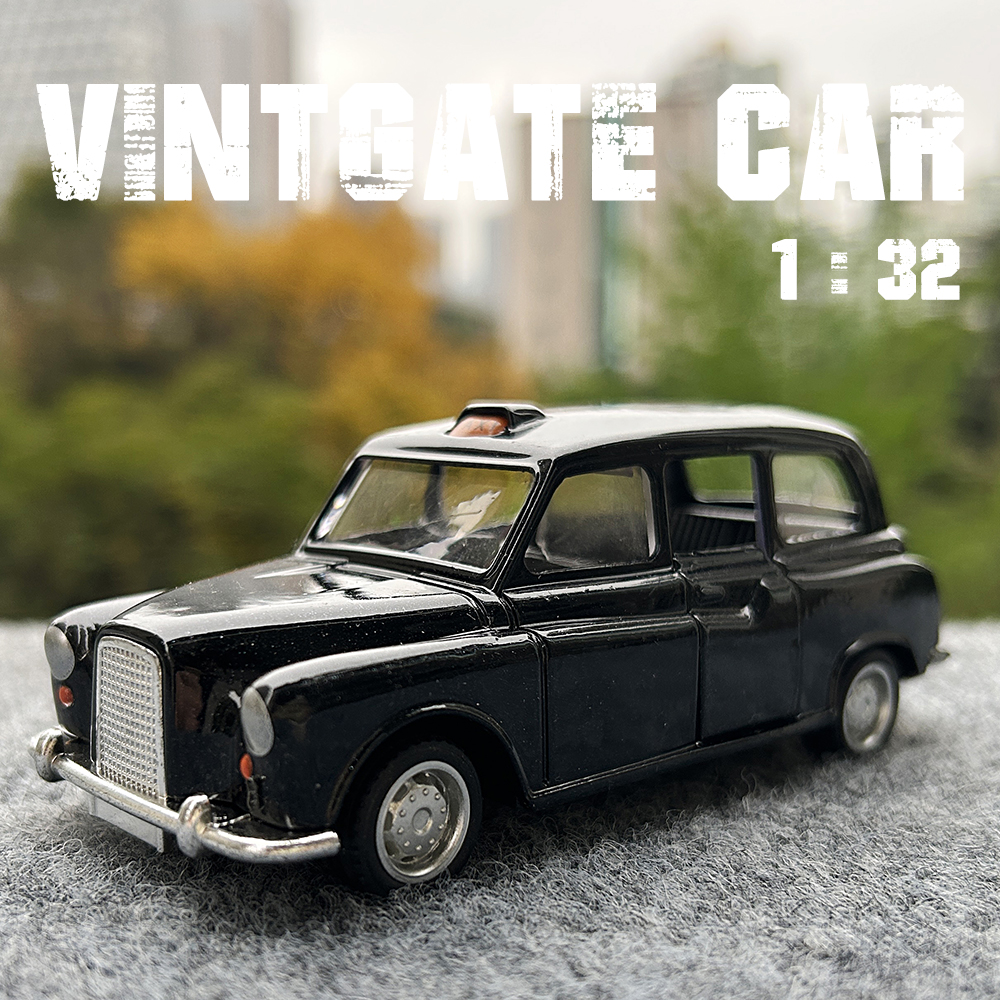 Vintage Collectible Toy Cars - 1:36 Alloy Diecast Vintage London-Taxi Car