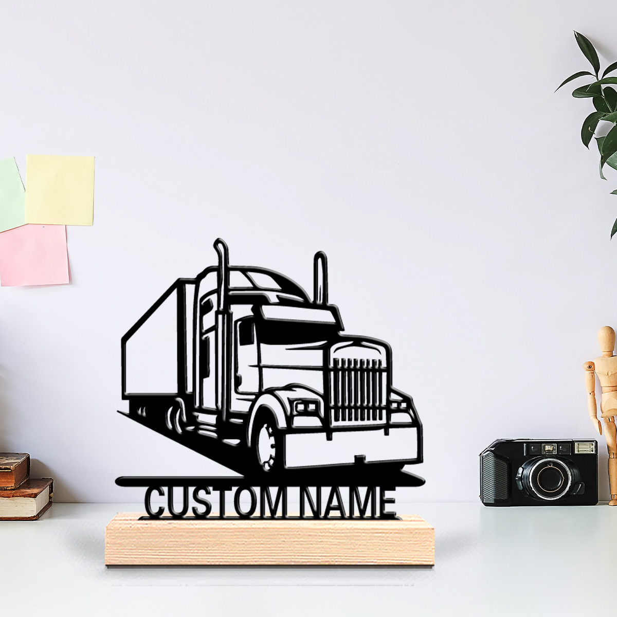 Vintage Collector - 1pc Cartoon Personalized Custom truck Metal