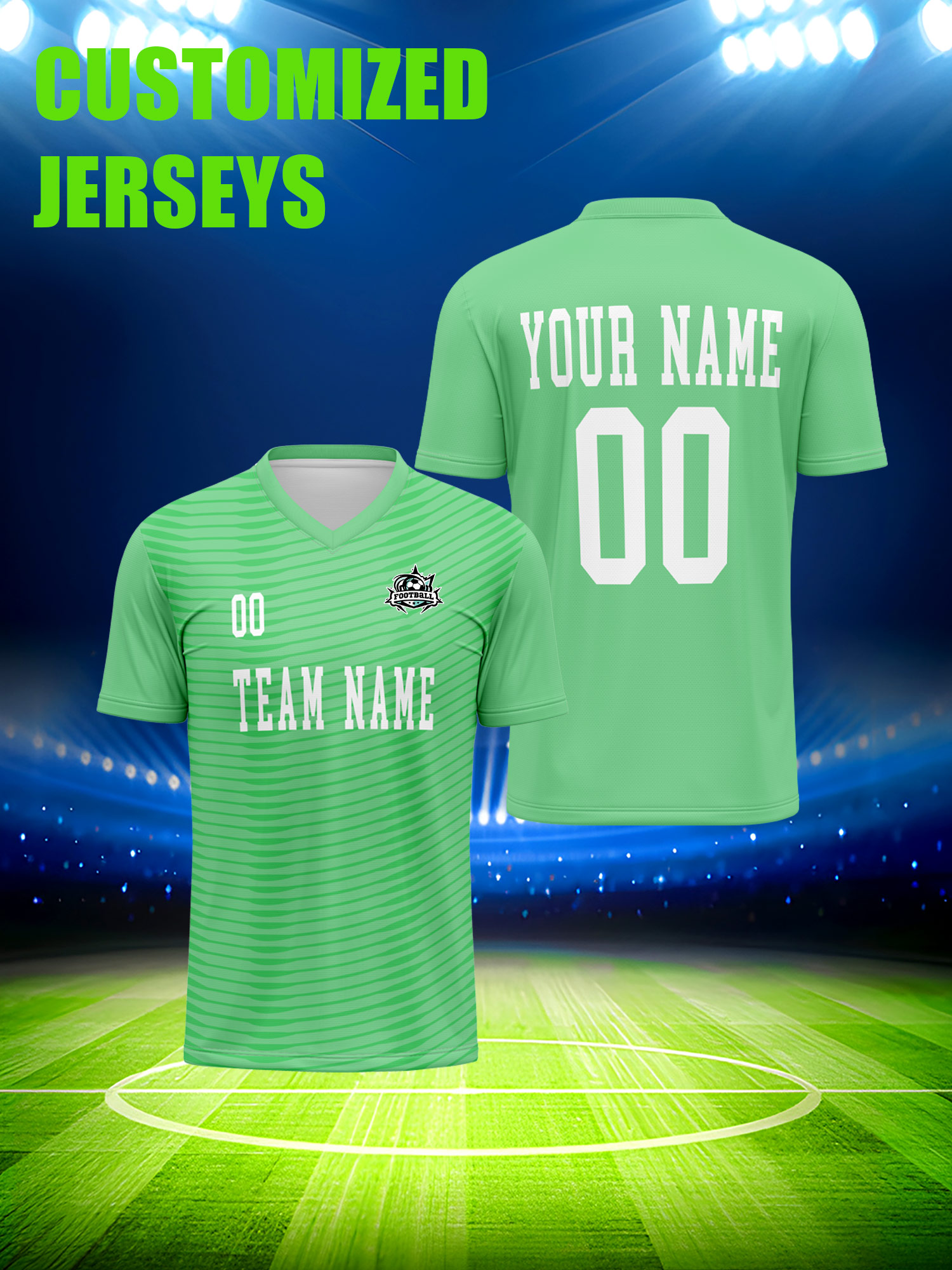 Vintage Collector - Custom Soccer Jersey With Custom Image,