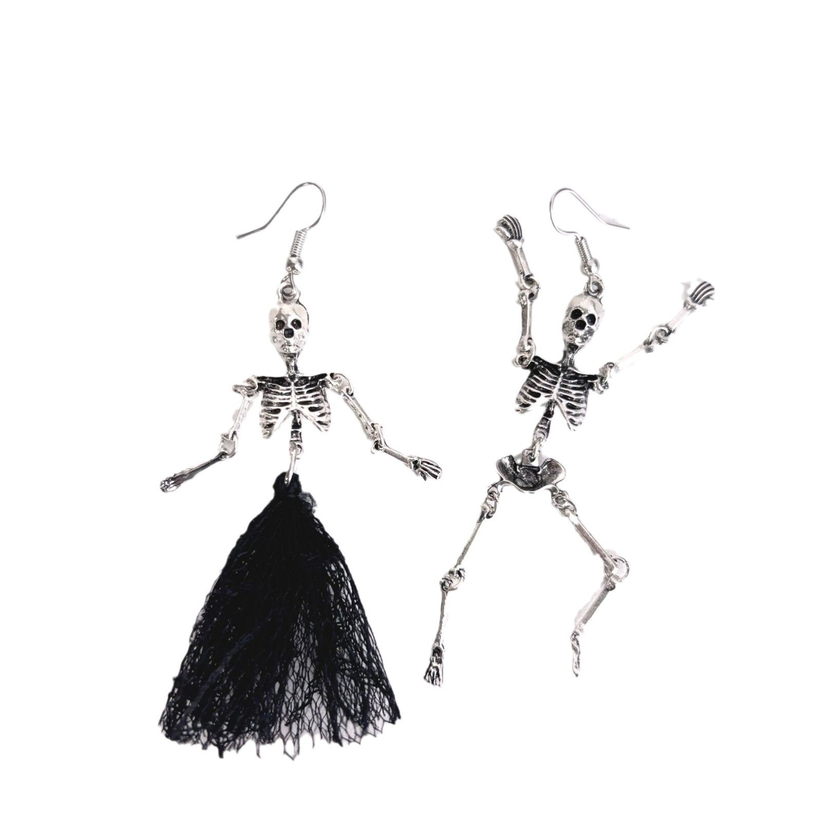 1 Pair Halloween Vintage Skele - Vintage Things Collection 评论和价格