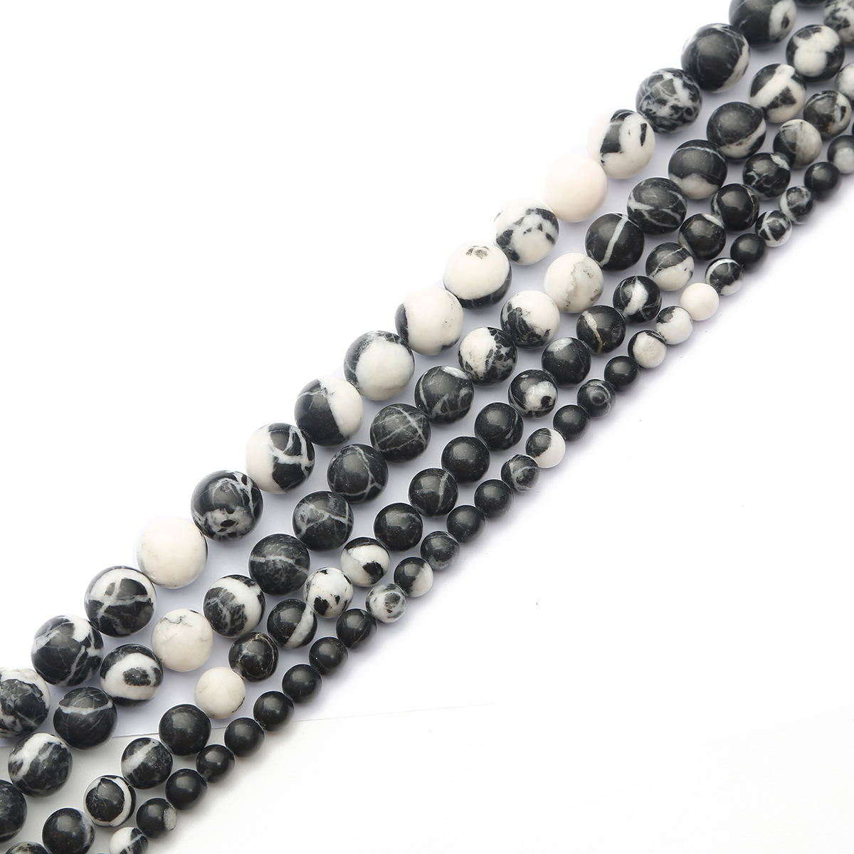 Natural Stone Black And White  - Vintage Collectible Marbles 评论和价格