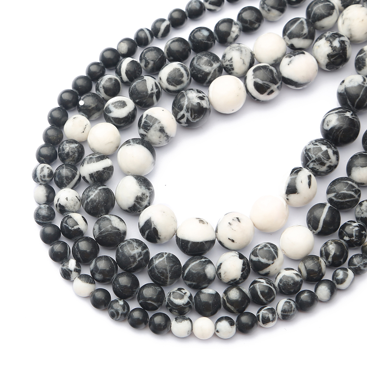 Natural Stone Black And White  - Vintage Collectible Marbles 评论和价格