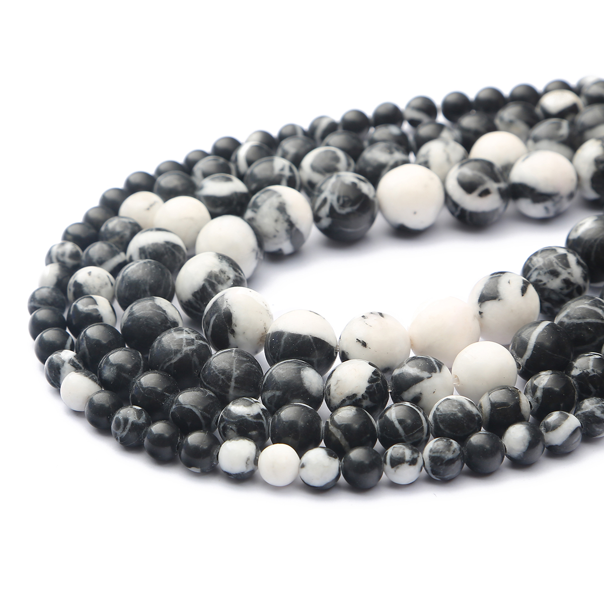 Natural Stone Black And White  - Vintage Collectible Marbles 评论和价格