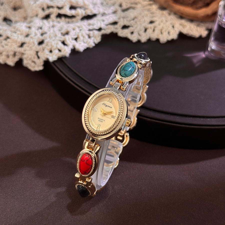 Femme Quartz Watch with Colore - Vintage Watch Crystal 评论和价格