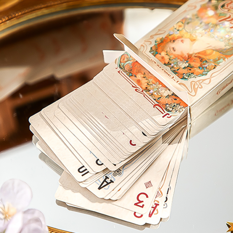 Mr.Paper 55pcs Gilded Flower D - Vintage Collectible Playing Cards 评论和价格