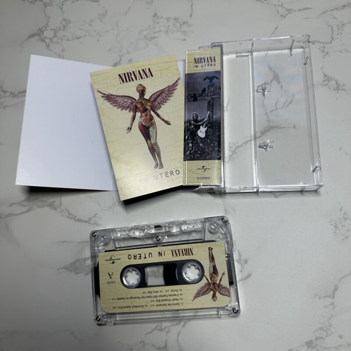 Nirvana in Utero Cassette Tape - Vintage Collectible & Vintage Dolls 评论和价格