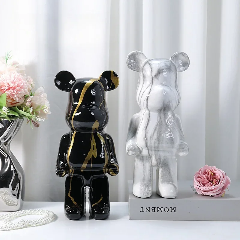 28cm Aesthetic Bear Figure Res - Vintage Collectible Marbles 评论和价格