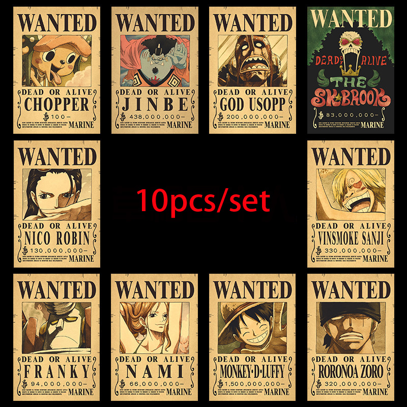 10pcs Anime One Piece Luffy 3  - Vintage Things Collection 评论和价格