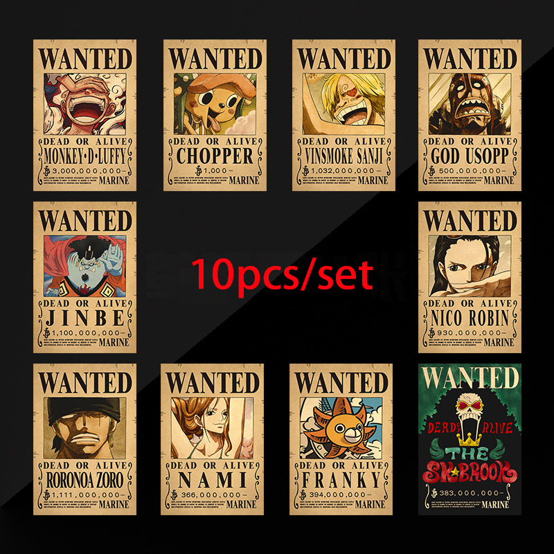 10pcs Anime One Piece Luffy 3  - Vintage Things Collection 评论和价格