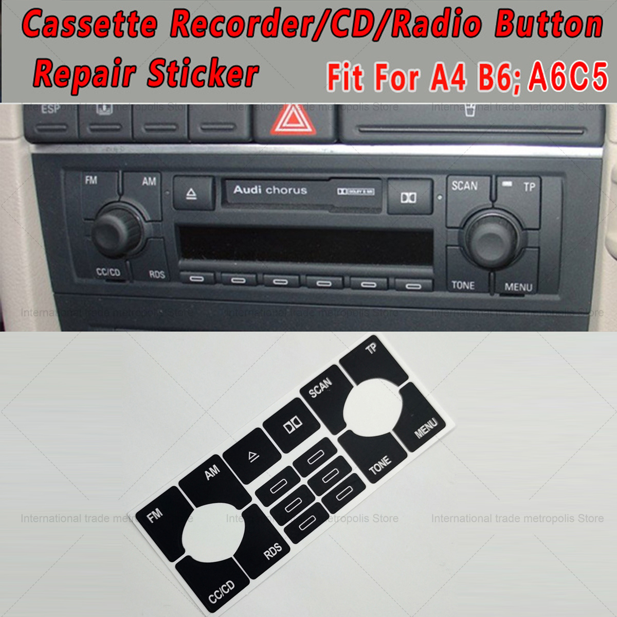 A Set Audio Button Repair Deca - Cassette Tape Head 评论和价格