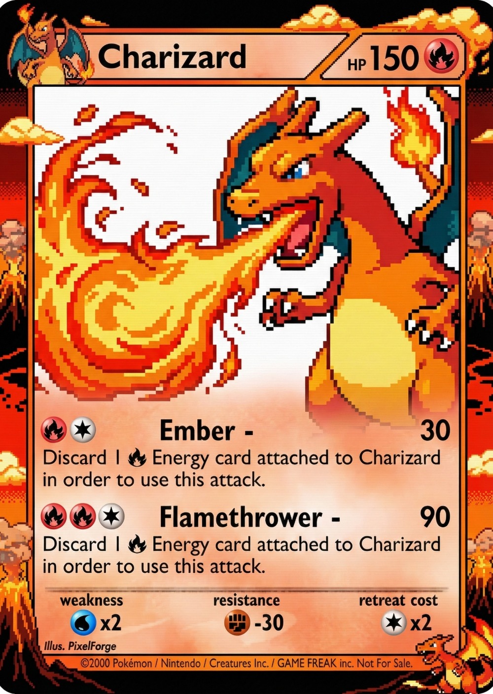 5Pcs Pokemon Cards Charizard G - Vintage And Collectible Toys 评论和价格