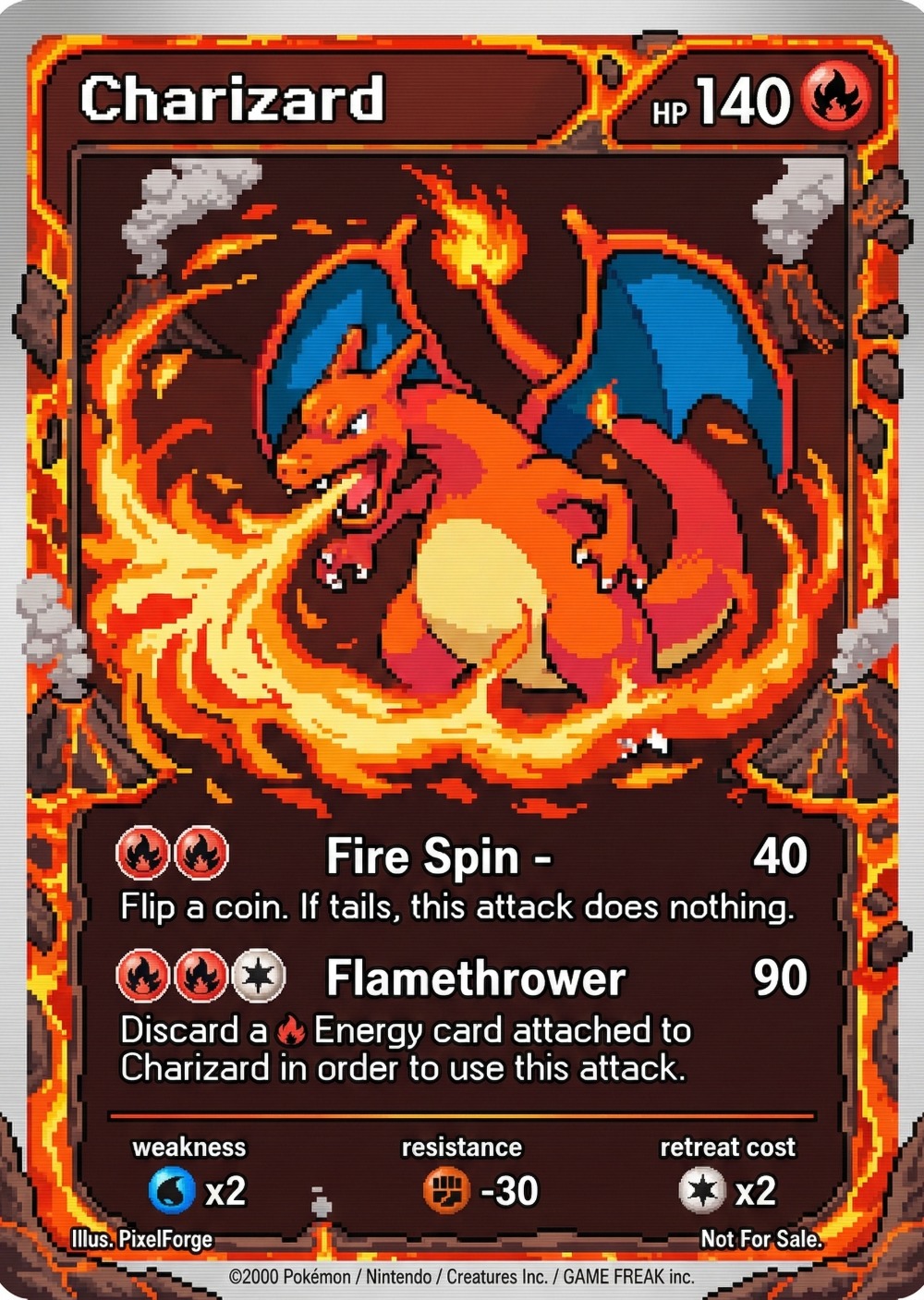 5Pcs Pokemon Cards Charizard G - Vintage And Collectible Toys 评论和价格