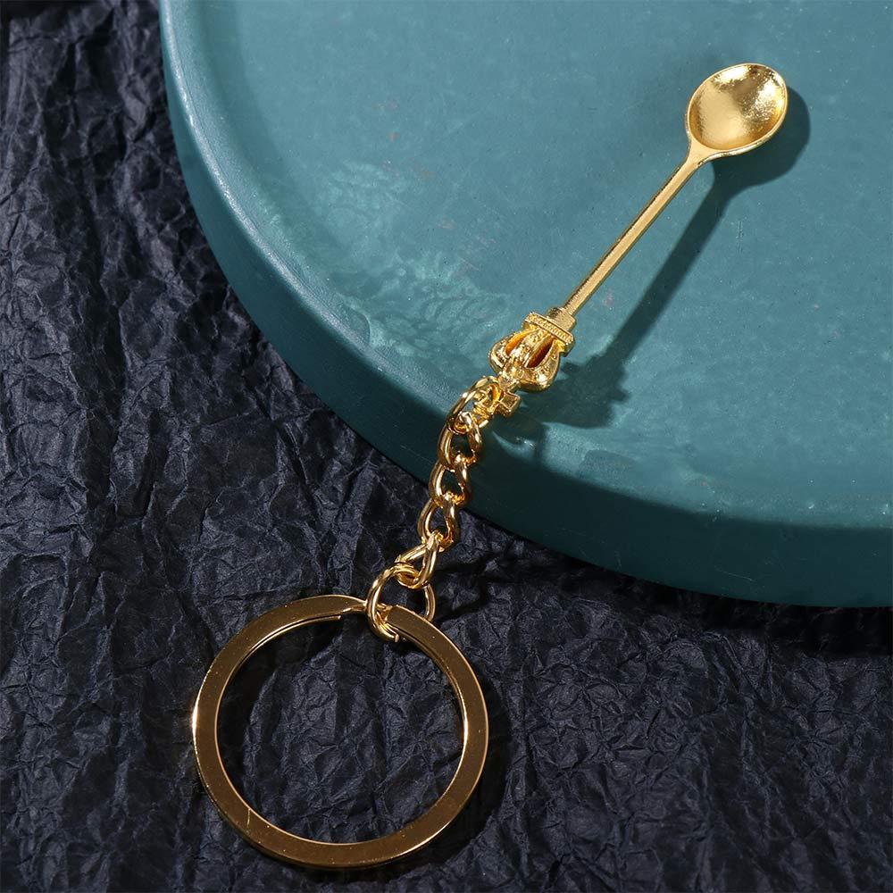 New Fashion Men 30mm Keychain  - Vintage Collectible Spoons 评论和价格