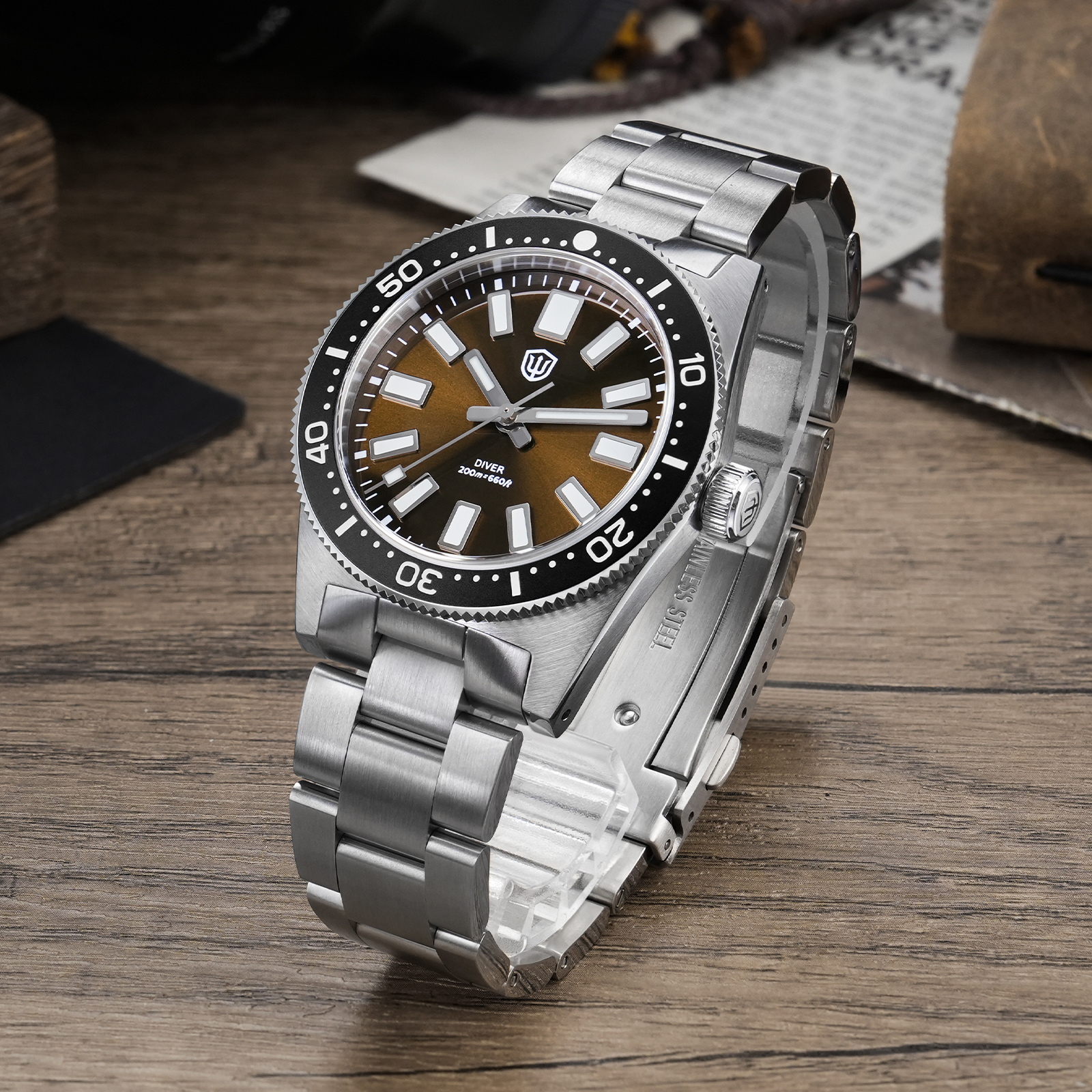 Watchdives WD1965 V2 Luxury Di - Vintage Watch Crystal 评论和价格