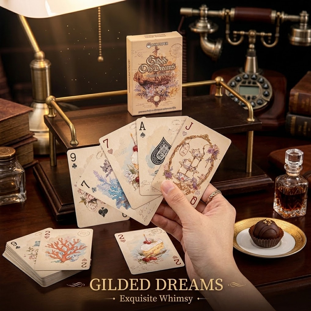 55Pcs Vintage Aesthetic Playin - Vintage Collectible Playing Cards 评论和价格