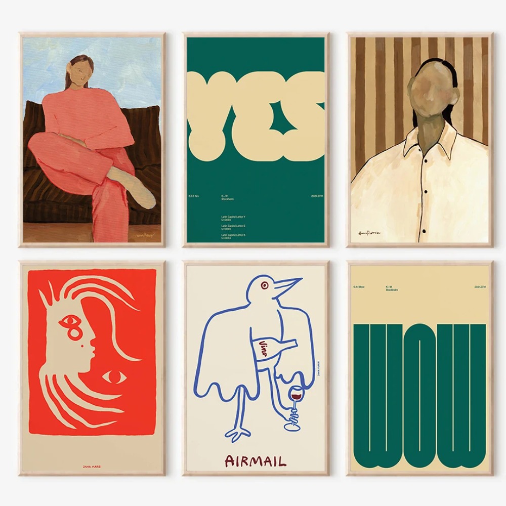 Frameless Abstract Gallery Dec - Vintage Things Collection 评论和价格