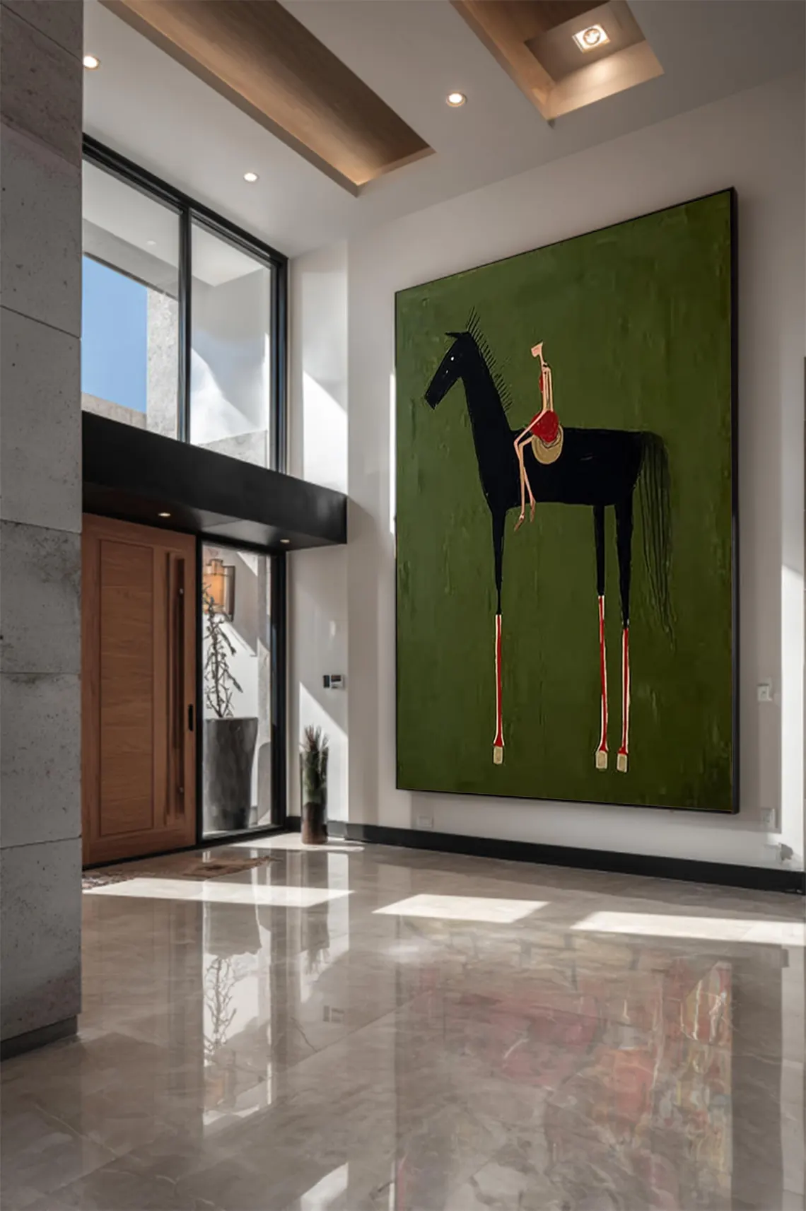 horse art Neutral Home Decorpa - Vintage Things Collection 评论和价格