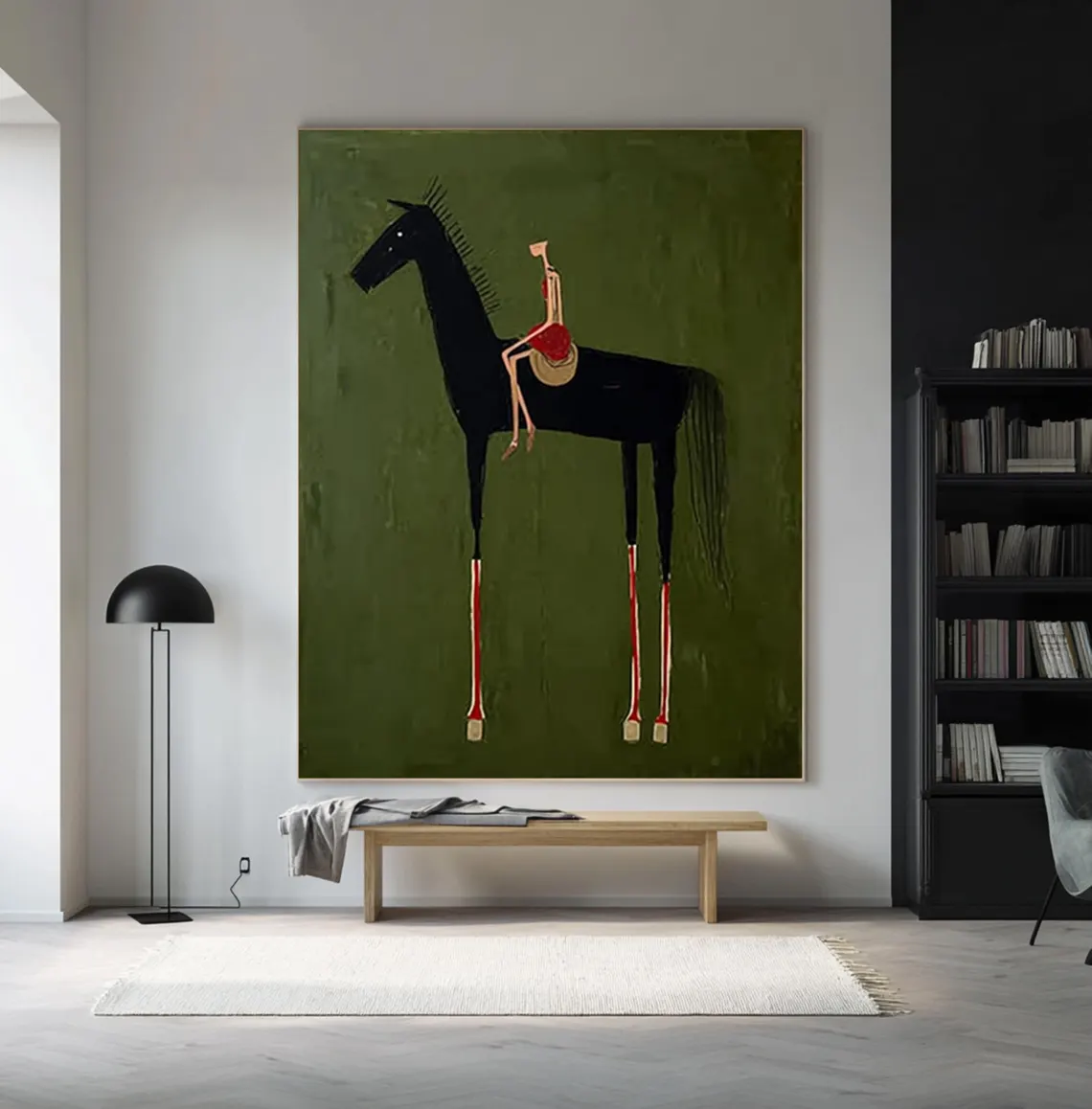 horse art Neutral Home Decorpa - Vintage Things Collection 评论和价格