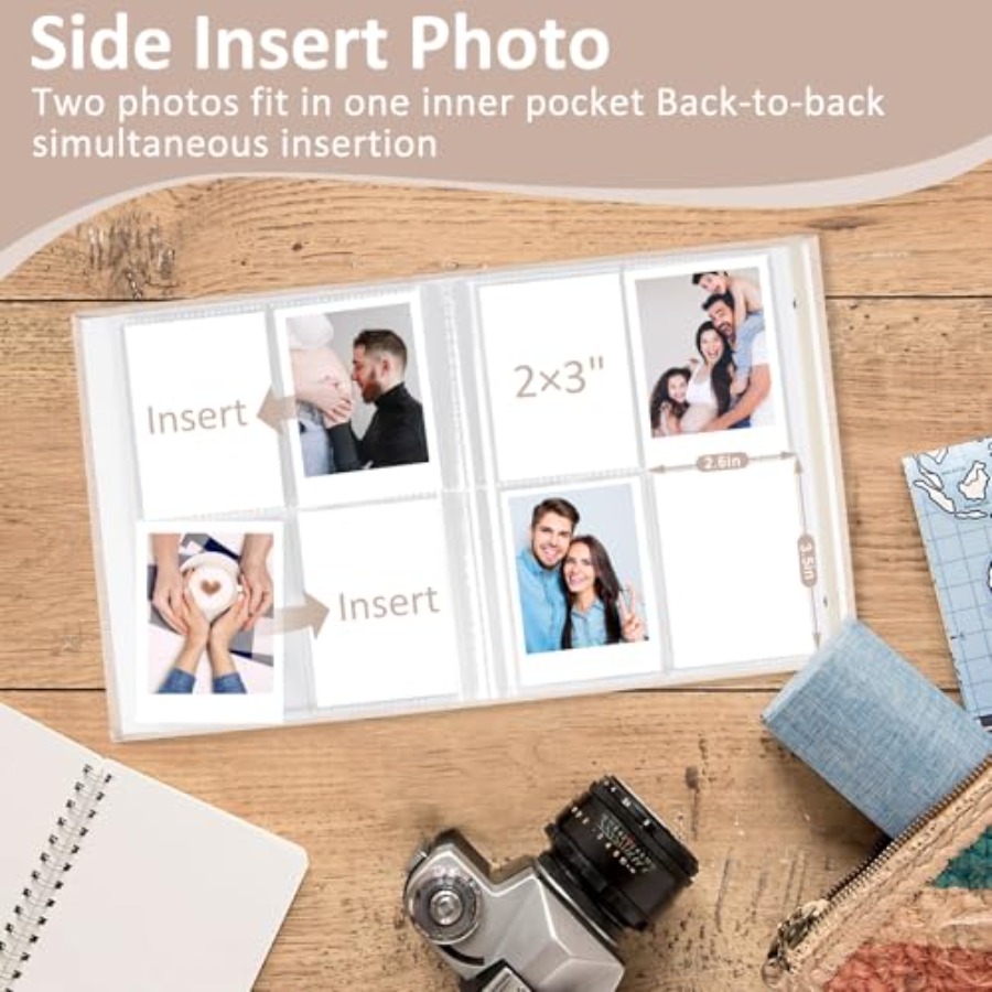 2PCS Polaroid Photo Album, 2x3 - Polaroid Photo Album 评论和价格