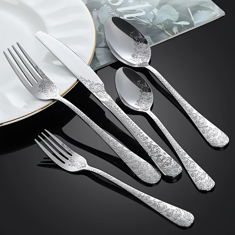 30-piece stainless steel cutle - Vintage Collectible Spoons 评论和价格