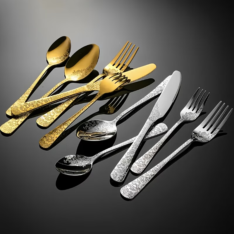 30-piece stainless steel cutle - Vintage Collectible Spoons 评论和价格