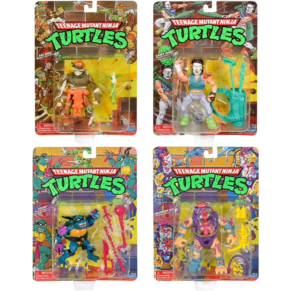 Playmates Toys Teenage Mutant  - Vintage Collectible Figures 评论和价格