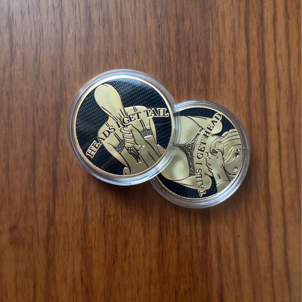New Funny Heads and Tails Coin - Vintage And Collectible Toys 评论和价格
