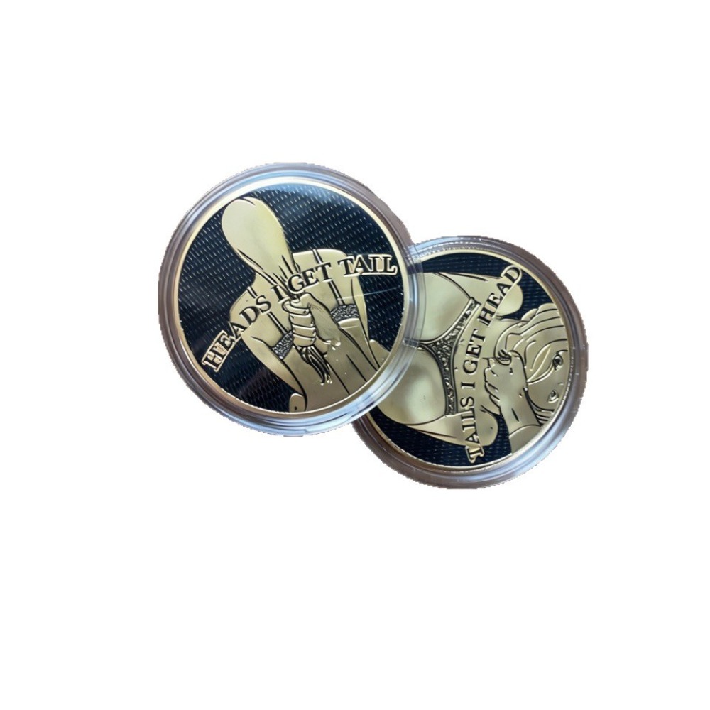New Funny Heads and Tails Coin - Vintage And Collectible Toys 评论和价格