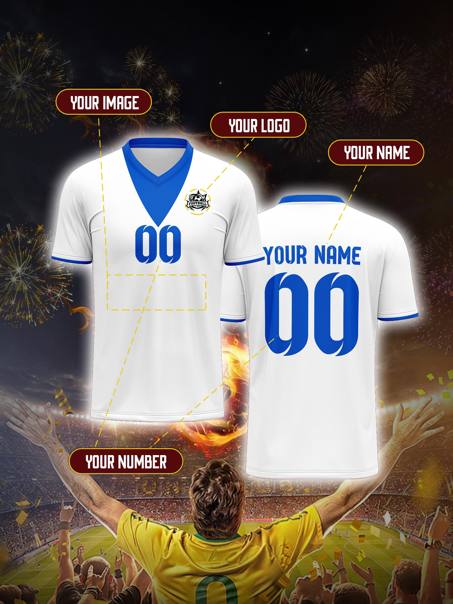Custom Soccer Jersey With Cust - Vintage Collector 评论和价格