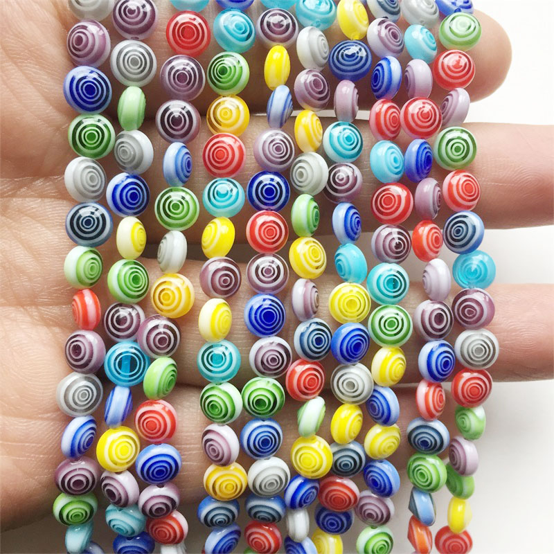 Ped Circles Flower Murano Mill - Vintage Collectible Marbles 评论和价格