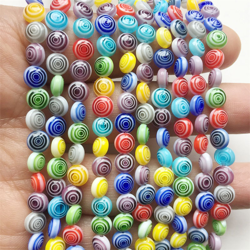 Ped Circles Flower Murano Mill - Vintage Collectible Marbles 评论和价格