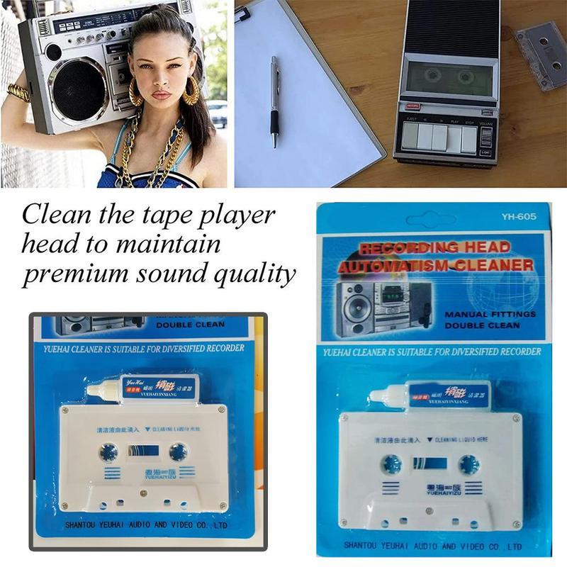 NEW Tape Cleaner Tape Recorder - Cassette Tape Head 评论和价格