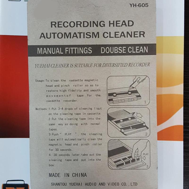 NEW Tape Cleaner Tape Recorder - Cassette Tape Head 评论和价格