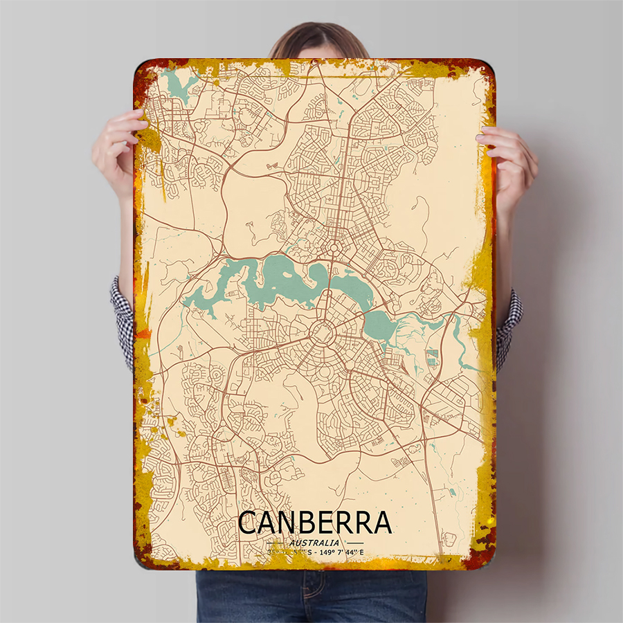 Canberra Australia City Map Me - Canberra Vintage & Collectible Centre Reviews 评论和价格