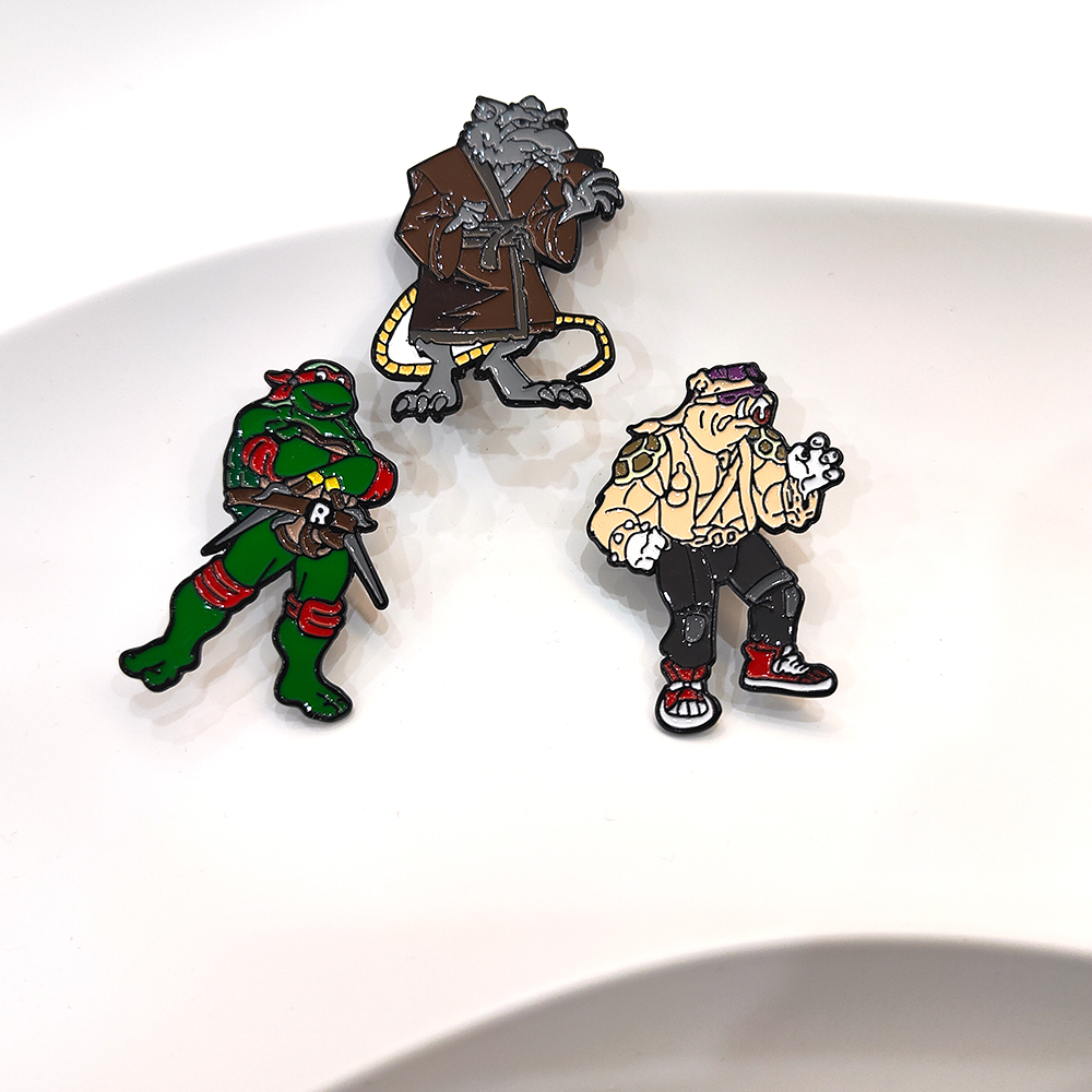 3pcs Vintage Ninja Turtles Pin - Vintage Item 评论和价格