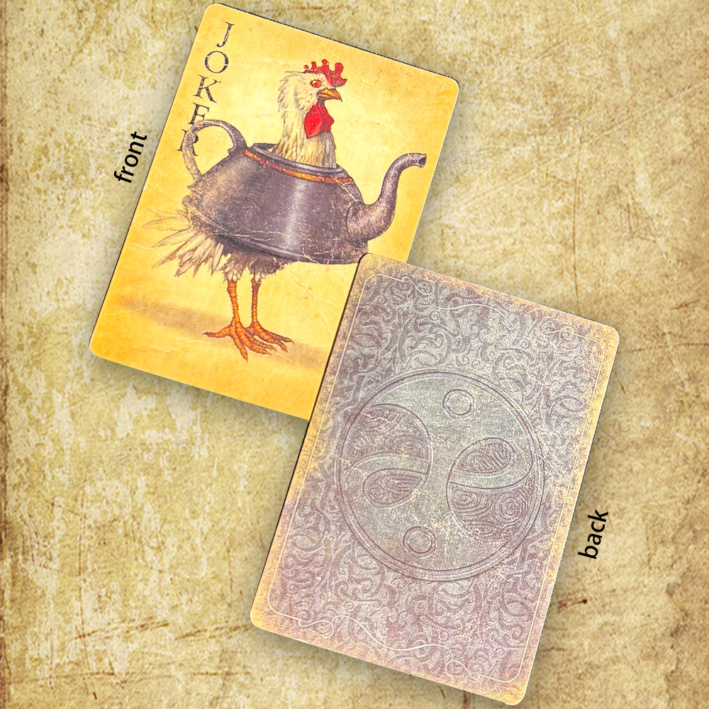 Vintage Distressed Playing Car - Vintage Collectible Playing Cards 评论和价格
