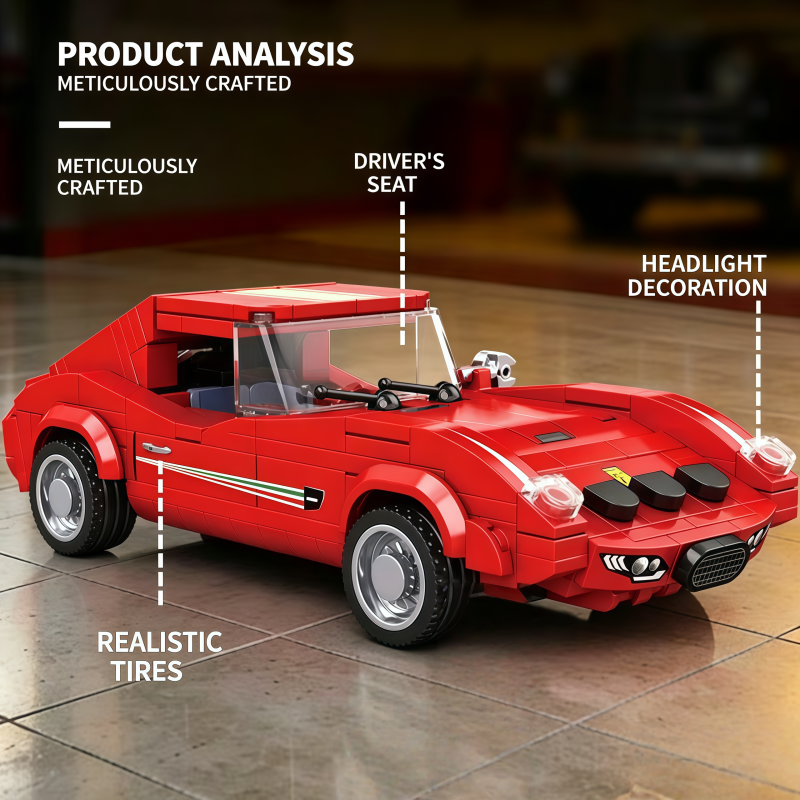 Classic red vintage sports car - Vintage Collectible Toy Cars 评论和价格