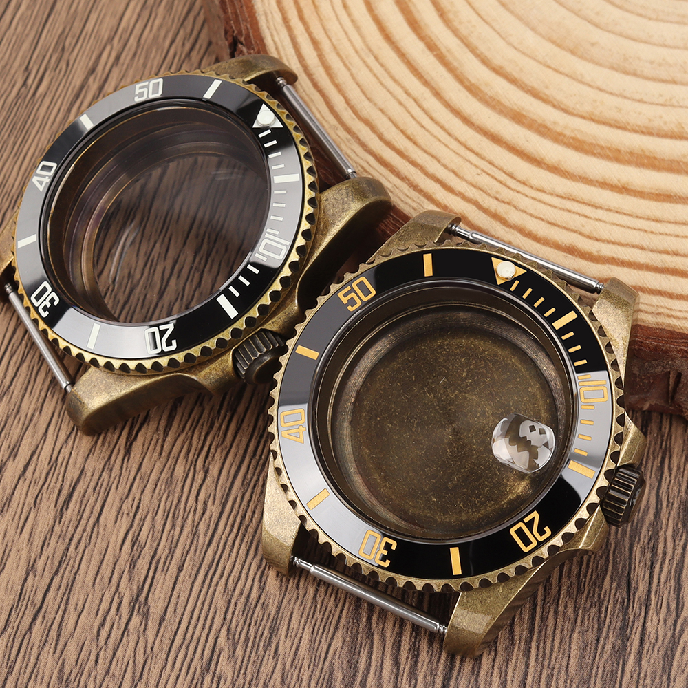 For NH35 Cases PVD Bronze Retr - Vintage Watch Crystal 评论和价格