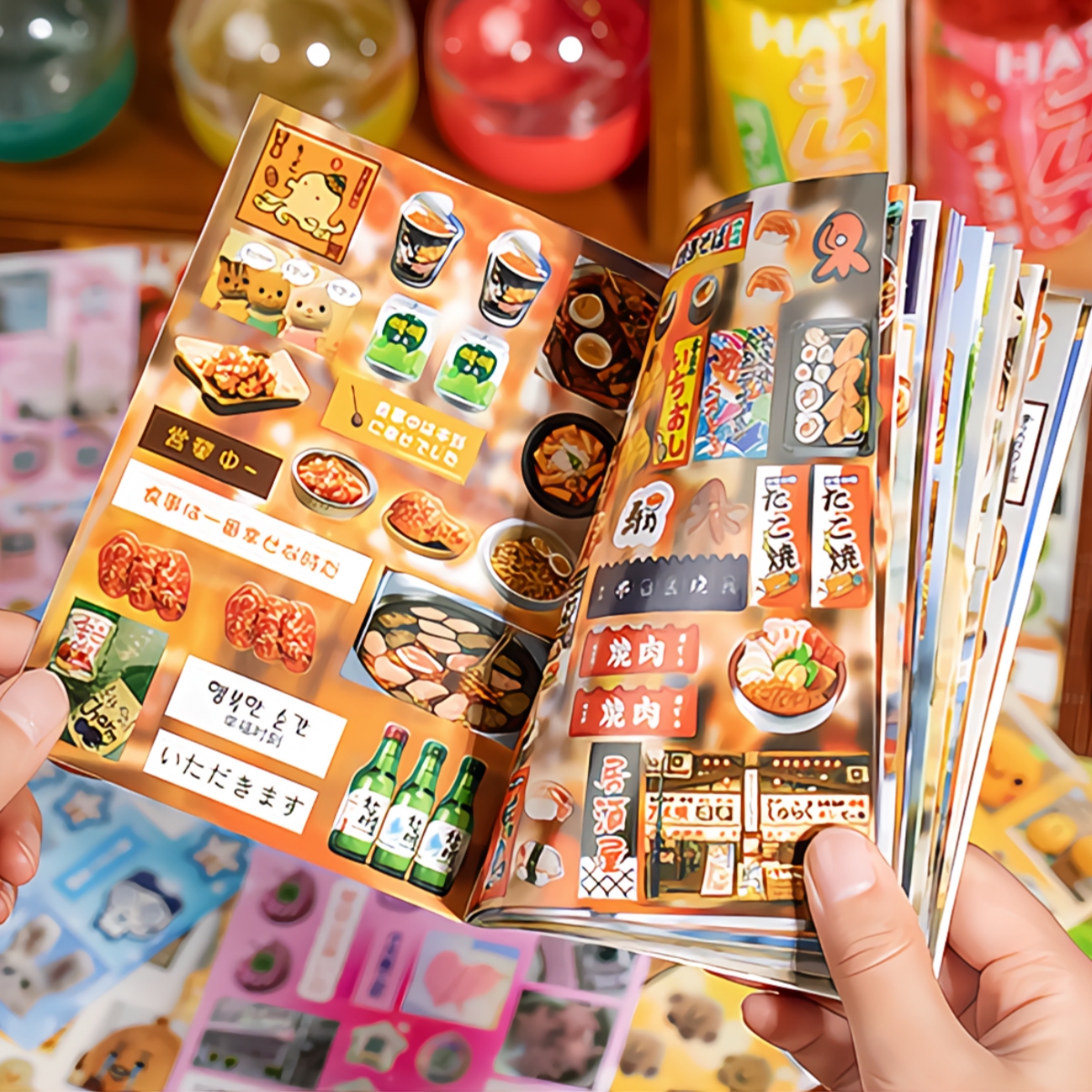 Retro Showa Style Sticker Book - Vintage And Collectible Books 评论和价格