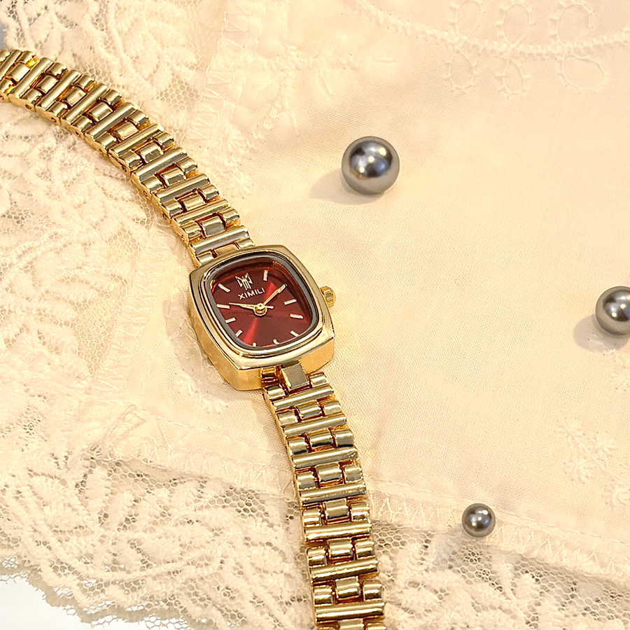 New Korean Style Vintage Gold  - Vintage Watch Crystal 评论和价格
