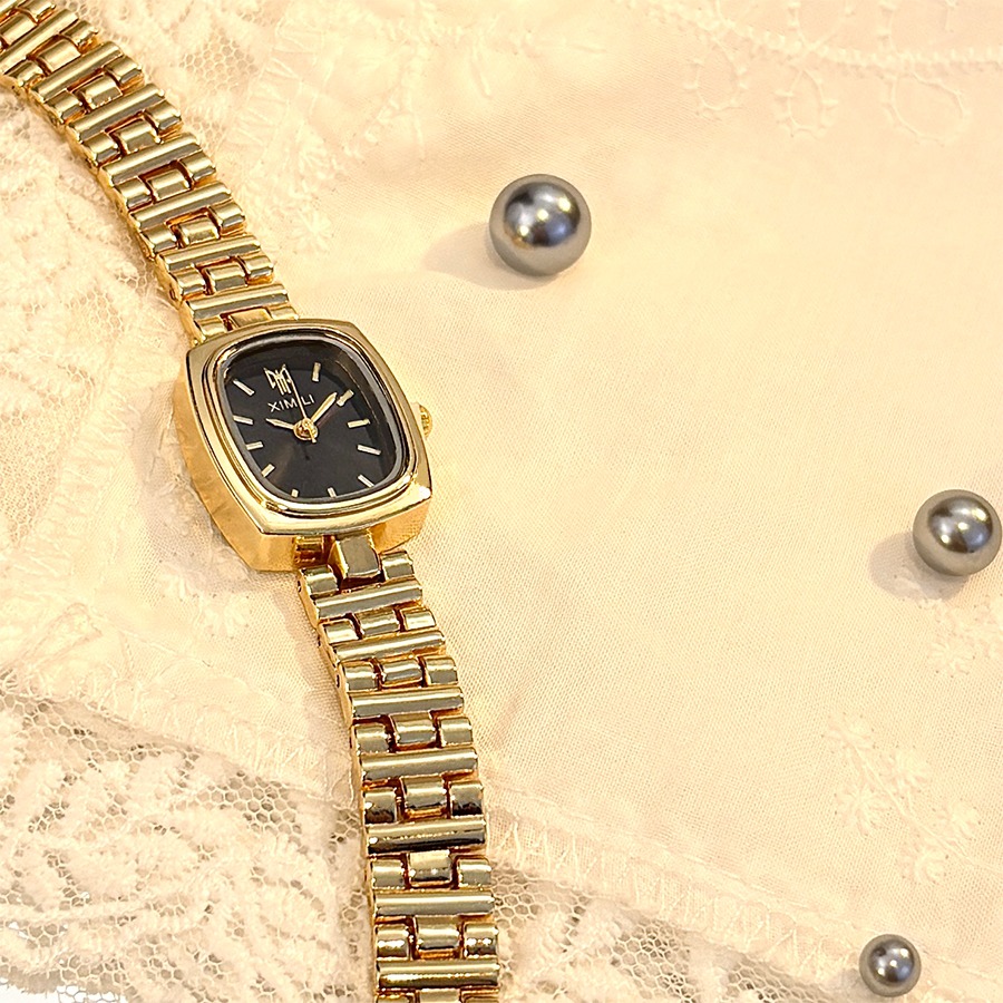 New Korean Style Vintage Gold  - Vintage Watch Crystal 评论和价格